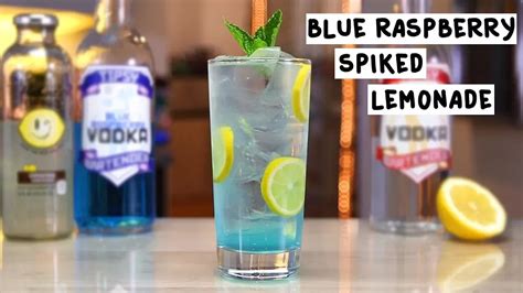 Blue Raspberry Spiked Lemonade Cocktail Recipe