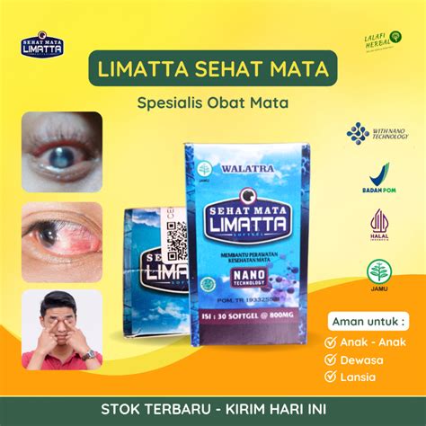 Jual Sehat Mata LIMATTA Asli 100 Original Obat Spesialis Mata Katarak