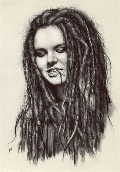 Dread Girl By Antarcticspring On Deviantart Dreads Girl Dreads Hair