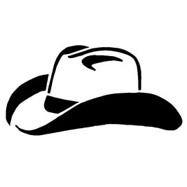 Cowboy Hat Stencil | Free Stencil Gallery