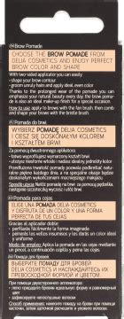 Delia Eyebrow Expert Pomada Do Brwi Ciemny Br Z Szt Drogeria