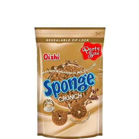 Jual Oishi Sponge Crunch Mochachino 100 Gr Indonesia Shopee Indonesia