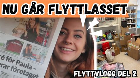 Nu Flyttar Jag Flyttvlogg Del Youtube