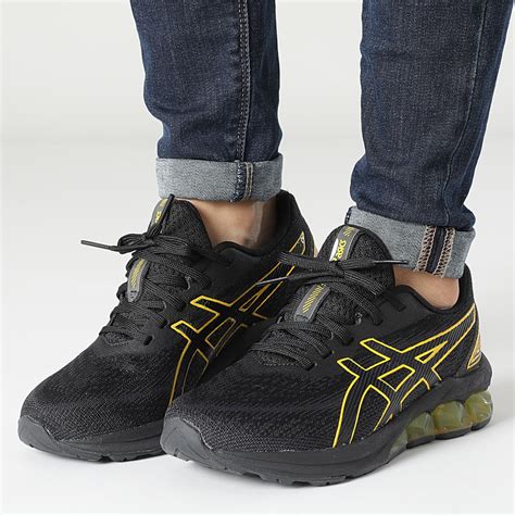 Asics Baskets Femme Gel Quantum Vii Gs A Black Saffron