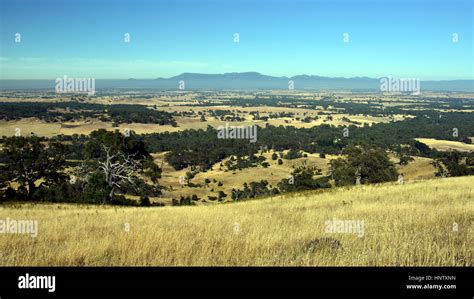 Early Morning View From One Tree Hill Lookout Ararat Vic Australia