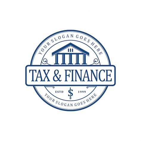 Tax And Finance Vintage Logo Vector Premium Download