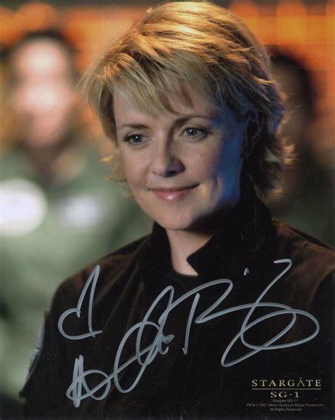 STARGATE SG1- Amanda Tapping as Samantha Carter Autographed 8x10