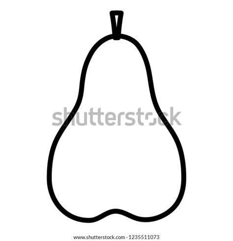 Pear Fruit Icon Stock Vector Royalty Free 1235511073 Shutterstock