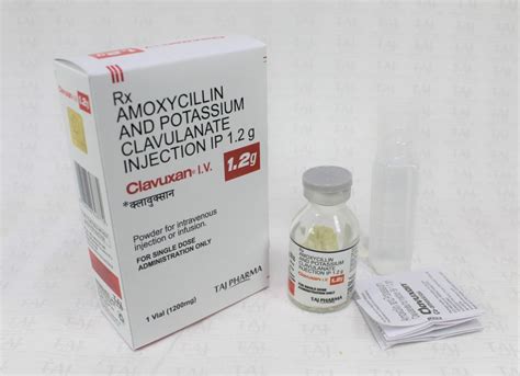 Amoxicillin And Clavulanate Potassium Injections Mg Mg Clavuxan