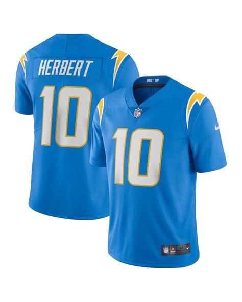 Nike Justin Herbert Powder Blue Los Angeles Chargers Vapor Limited