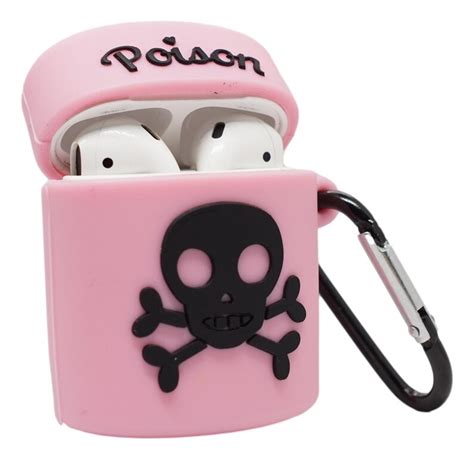 Pink Airpod Case Fun Poison Themed Halloween Airpod Decor With Etsy