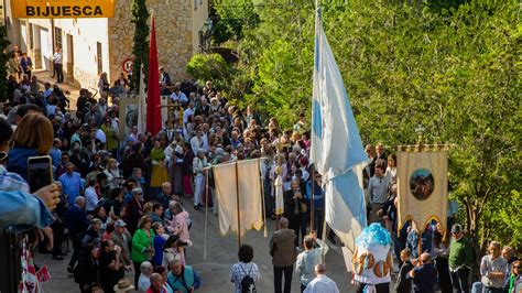 Fotos de la saca de la Virgen del Castillo de Bijuesca tras 27 años de