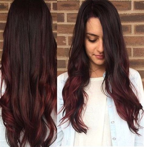 Cherry Coke Hair With Burgundy Highlights Fall Hair Color Trends Fall Hair Colors Hair Color