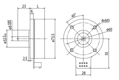 BLDC Motor Außenläufer Typ BL74 PowerTronic