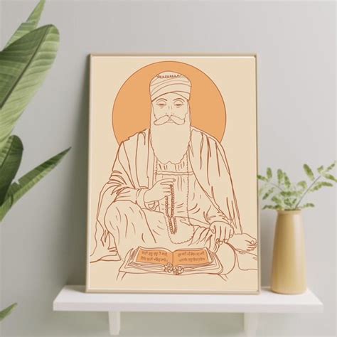 Gurunanak Wall Art Etsy Uk