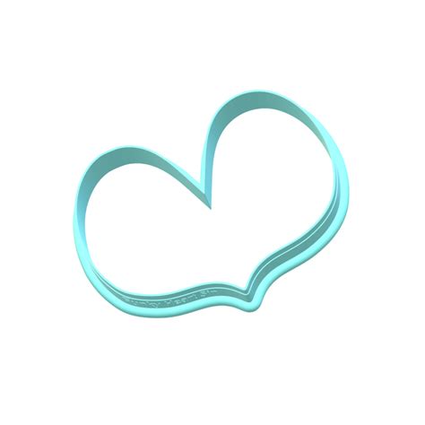 3d File Funky Heart Cookie Cutters Stl Files 💜・3d Printer Model To