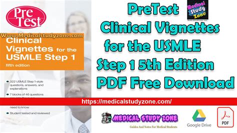 Pretest Clinical Vignettes For The Usmle Step 1 5th Edition Pdf Free