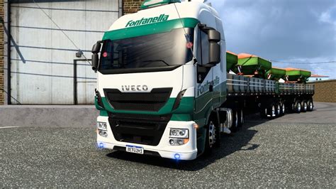 LIVE ETS2 1 46 RODAGEM IVECO HI WAY NO BITREM MAPA ELDORADO PRO