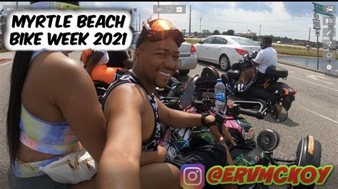 Black Bike Week Myrtle Beach 2021 Part 1 Youtube