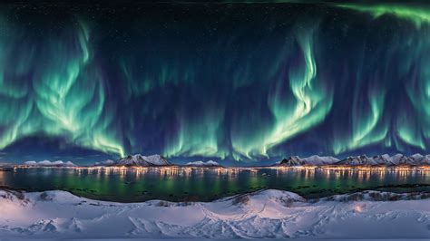 model hdri aurora borealis vr ar  poly cgtrader