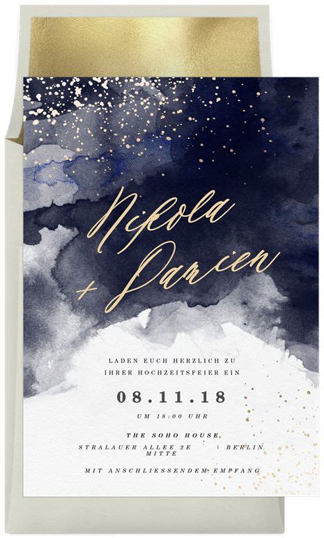 Blended Colors Invitations In Blue Greenvelope Wedding