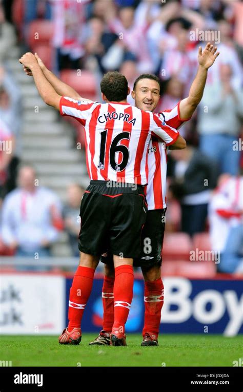 Michael Chopra Steed Malbran Sunderland V Middlesbrough Stadium Of