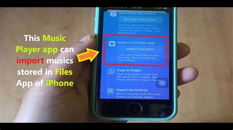 This Music Player App Can Import Musics Stored In Files App Of Iphone