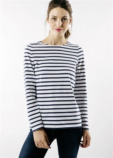 Womens French Striped Shirt Long Sleeve Saint James® Breton Stripe