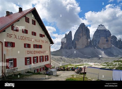 The Mountain Refuge Dreizinnenh Tte Rifugio Antonio Locatelli Near