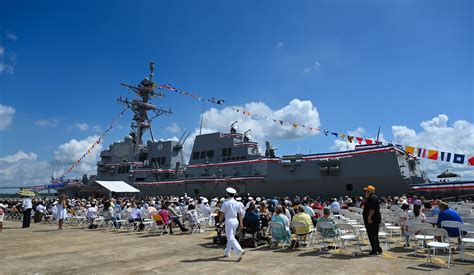 Uss Frank E Petersen Jr Ddg Commissions Naval Sea Systems