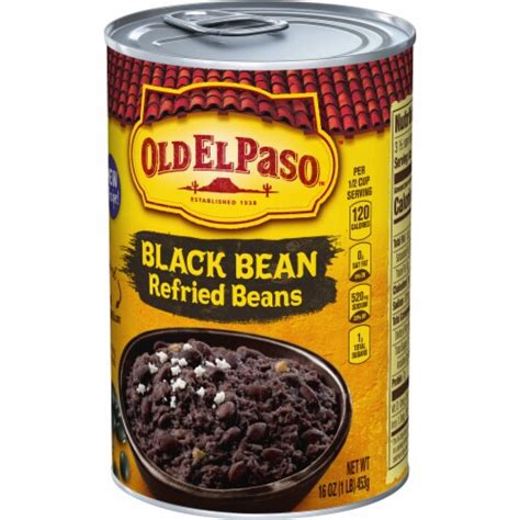 Old El Paso Black Bean Refried Beans Oz Qfc