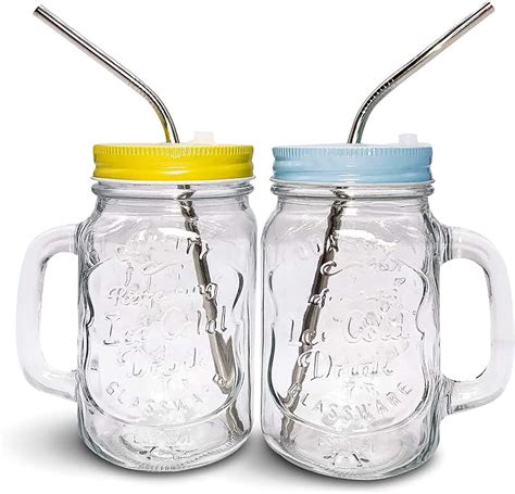 Amazon.ca: Mason Jar Lids with Straw Hole