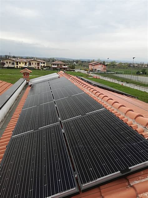 Impianto Fotovoltaico Kwp Desenzano Del Garda Bs Vetro Vetro