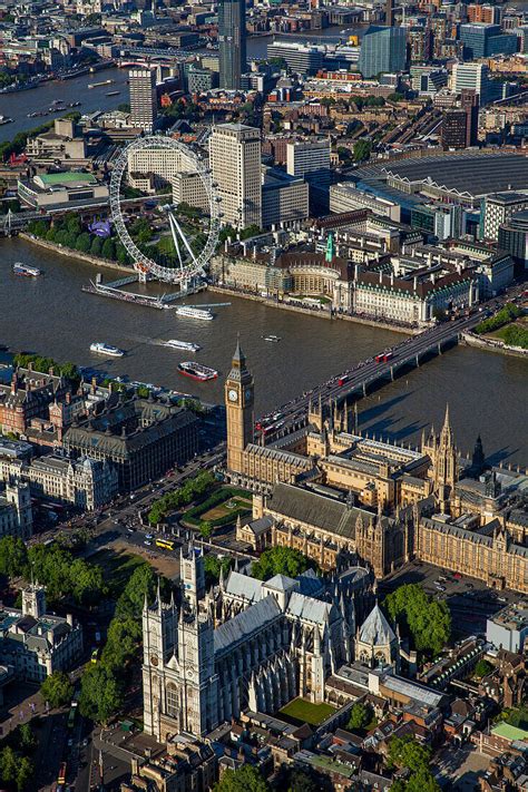 UK London Aerial View Of Westminster License Image 71402609