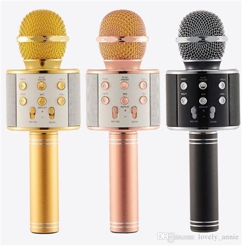 Microfono Inal Mbrico Bluetooth Con Parlante Karaoke Ws