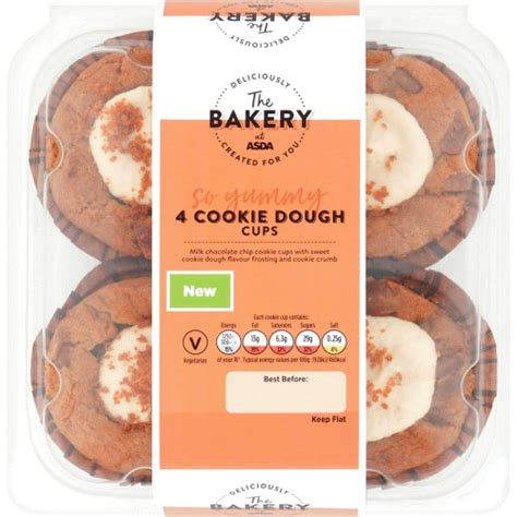 The Bakery At Asda So Yummy Cookie Dough Cups Compare Prices