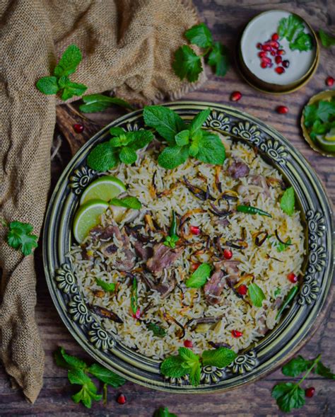 Mutton Lamb Yakhni Pulao Kitchen Mai