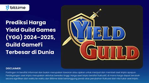 Yield Guild Games YGG Price Prediction 20242025 The Largest GameFi