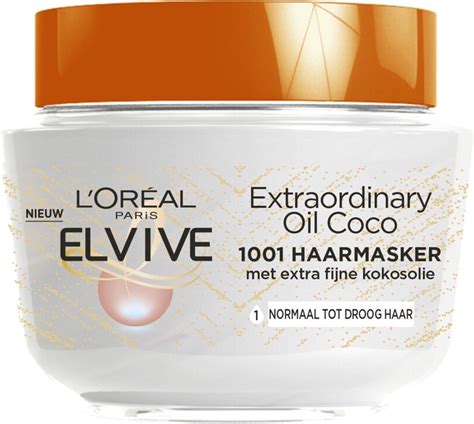 L Oréal Paris Elvive Extraordinary Oil Haarmasker 300 ml Fijne