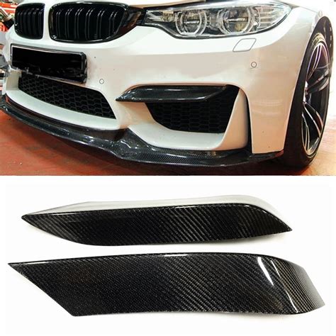 For Bmw F M F F M Carbon Fiber Fog Light Lamp Cover Air