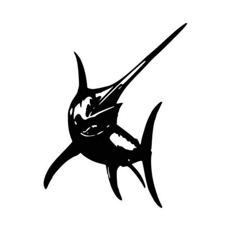 Swordfish Vinyl Decal Sticker V2 Decalshouse