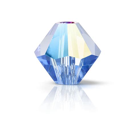 Preciosa Crystal Bead Bicone 05MM SAPPHIRE GLITTER