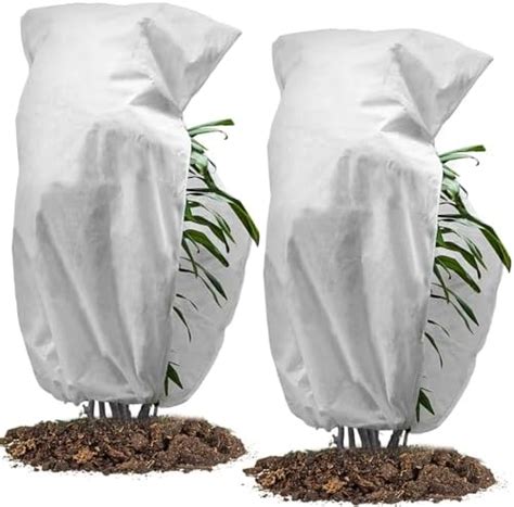 Muzhira 2pcs Housse de Protection pour Plantes 50g m² 120cm x 180cm