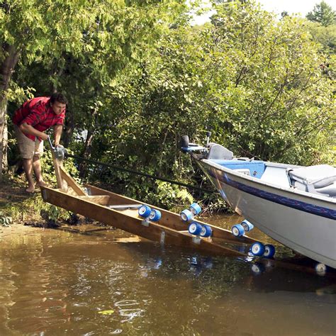 Boat Ramp Kit For Craft Up To 2500 Lbs In Blue The Home Depot Exclusive