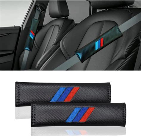 Amazon Yuntop 2 Pack Car Seat Belt Cover Pad Fiber Leather