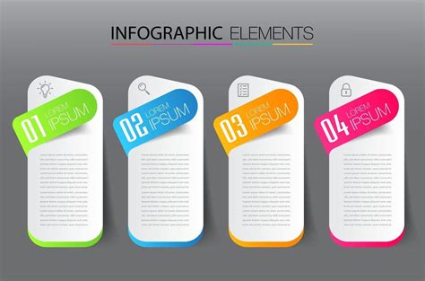 Modern Infographic Text Box Template Infographics Banner