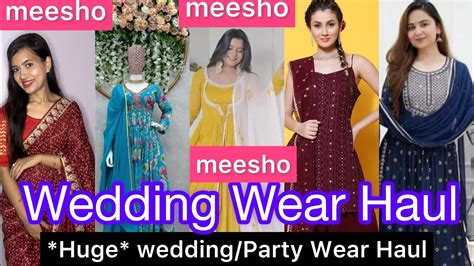 Huge Meesho Party Wear Kurta Set Saree Haul🔥🛍️ Festive Wear Haul