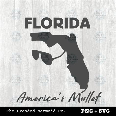 Florida Americas Mullet Svg Png Digital File Instant Download America