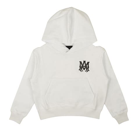 Buy Amiri MA Logo Pullover Hoodie 'White' - PF22KJL004 100 WHIT | GOAT