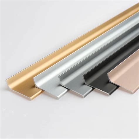 Aluminum Skirting Profile 60mm Wall Protector Base Curved Metal Coved